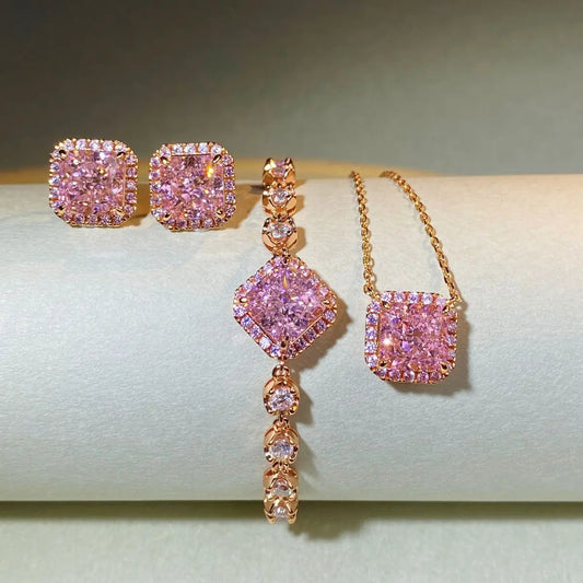 Luxury 100% Real 18k Gold Women's Necklace