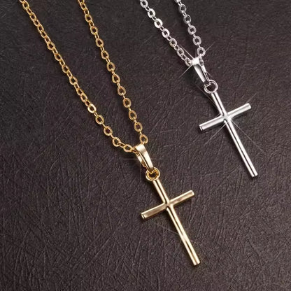 Luxury Zircon Cross Pendants Necklace