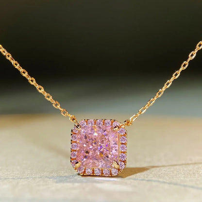 Luxury 100% Real 18k Gold Women's Necklace