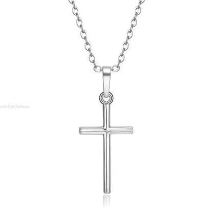 Luxury Zircon Cross Pendants Necklace
